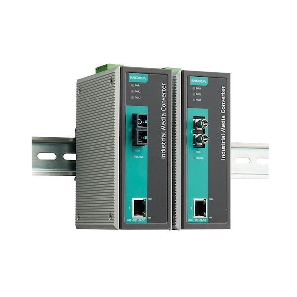 Indust. Media Converter, Multi Mode, Sc, -40 To 75 DegreeC